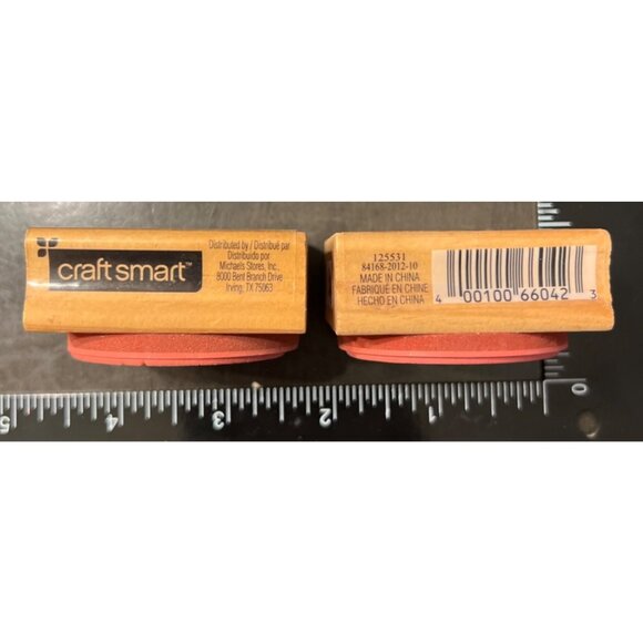 Hippity Hoppity 125531 Wood Mounted Rubber Stamp by Craft Smart Easter Bunny - Picture 2 of 2